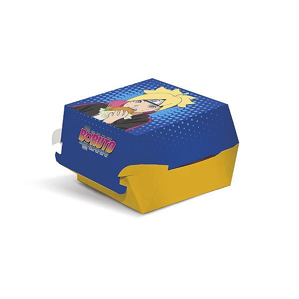 Caixa Para Hamburguer Boruto - 8 Unidades - Cromus - Rizzo Confeitaria