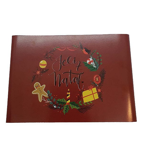 Tiras Natalinas Girlanda Feliz Natal - 5 Unidades - Rizzo Confeitaria