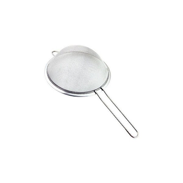 Peneira em aço inoxidável Ø 10 Prata - 1 Unidade - Rizzo Confeitaria
