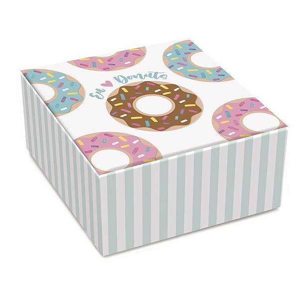 Caixa Para Donuts - 10 unidades - Cromus - Rizzo Confeitaria