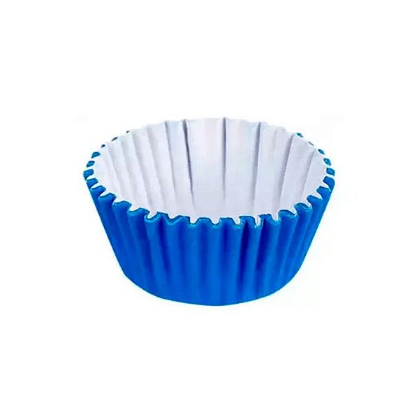 Forminha Para Docinhos de Papel Azul Claro - Tamanhos - 100 Unidades - Plac - Rizzo Confeitaria