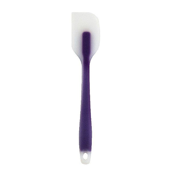 Espatula Silicone - 21,3Cm - Raspadora Roxo  - 1 unidade - Cromus Linha Profissional Allonsy - Rizzo