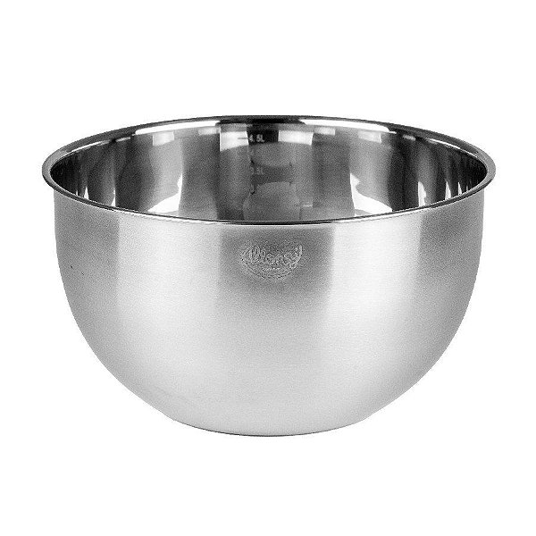 Bowl Multiuso - 4,5L - Prata - Aço Inox - 1 unidade - Cromus Linha Profissional Allonsy - Rizzo