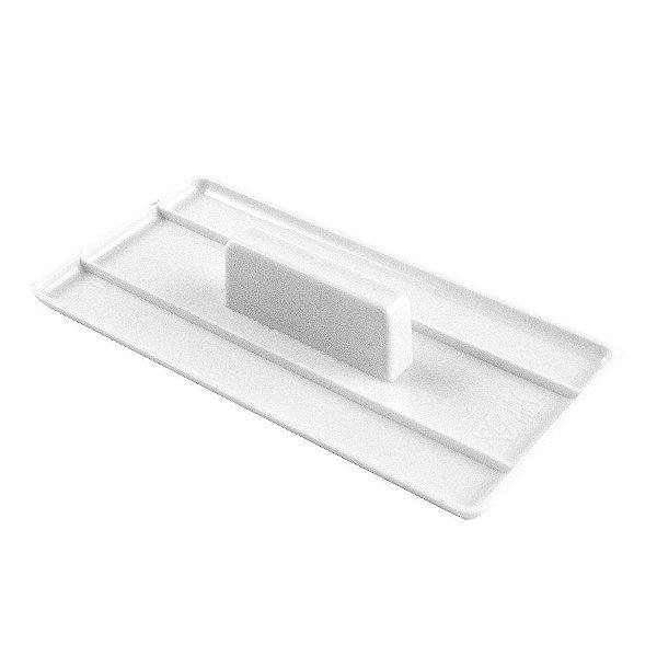Alisador Reto Para Pasta Americana - 16,4x8,2x0,6Cm  - 1 unidade - Cromus Linha Profissional Allonsy - Rizzo