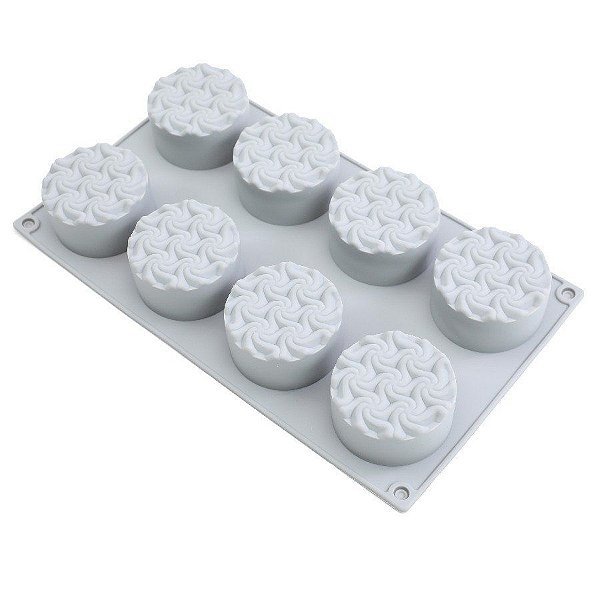 Forma De Silicone 29,5x17x3,5Cm - Mini Chifon - 1 unidade - Cromus Linha Profissional Allonsy - Rizzo