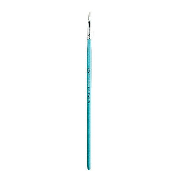 Pincel Artístico - N0 - Língua De Gato Azul  - 1 unidade - Cromus Linha Profissional Allonsy - Rizzo