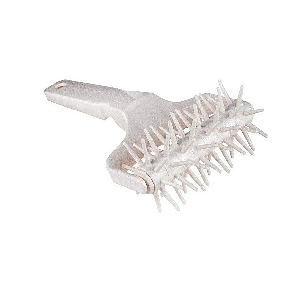 Rolo Furador 20,7x13x6Cm - Plástico Branco  - 1 unidades - Cromus Linha Profissional Allonsy - Rizzo