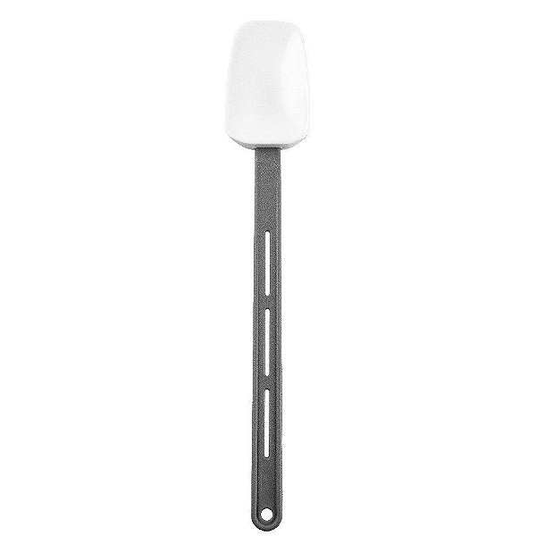 Espátula Silicone - Alta Temperatura - 26,5Cm - Funda Branco e Cinza - 1 unidade - Cromus Linha Profissional Allonsy - R