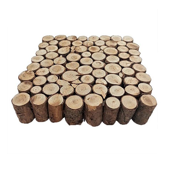 Suporte de Troncos Quadrado - 25 x 25 cm - 01 unidade - Cromus - Rizzo