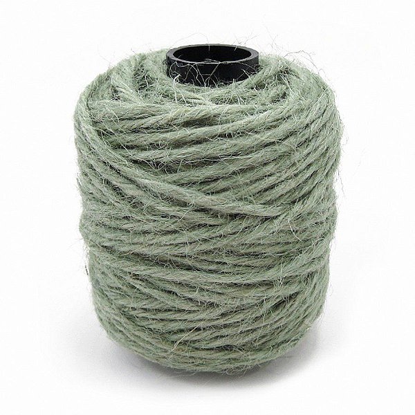 Rolo - Fio de Juta Verde Menta - Cod8556 - 1 unidade - Halley Fitas - Rizzo