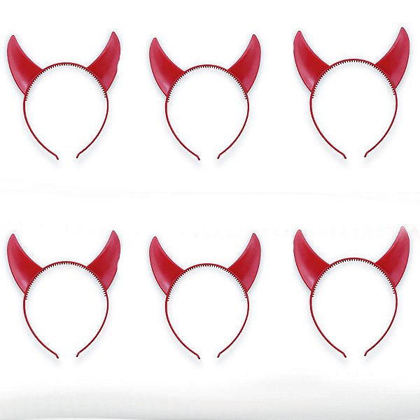 Tiara Chifre - 16cm x 17cm - Halloween - Ref. 480 - 6 unidades - Rizzo