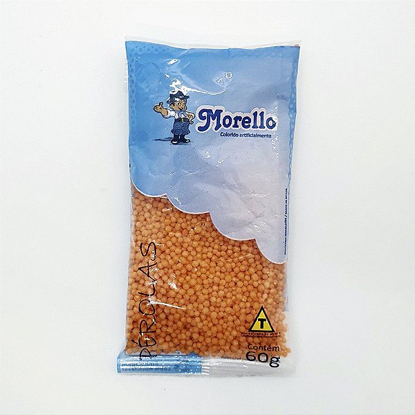 Pérola Mini Laranja 60g - 1 unidade - Morello - Rizzo