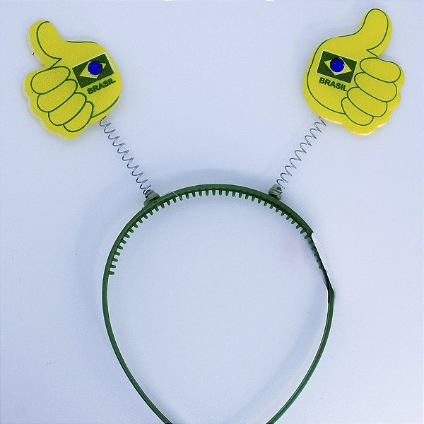 Tiara Verde -Tema Brasil - Mão Joia - 1 unidade - Rizzo