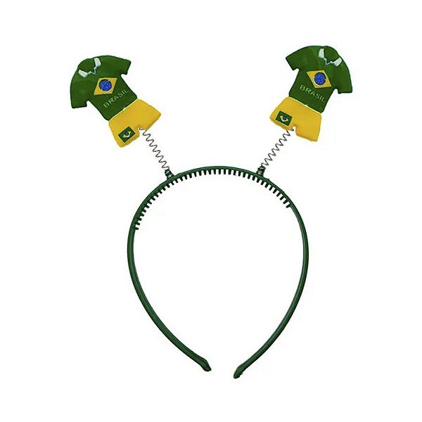 Tiara Verde -Tema Brasil - Uniforme - 1 unidade - Rizzo