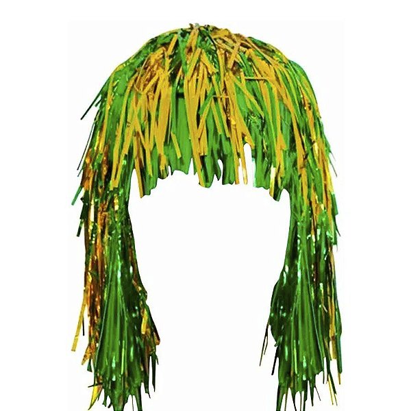 Peruca Brasil - Metalizada  - 1 unidade - Rizzo