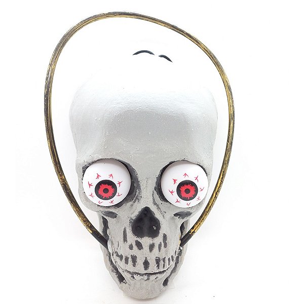Campainha de Halloween - "Campainha de Caveira" - 1 unidade - Cromus - Rizzo Confeitaria