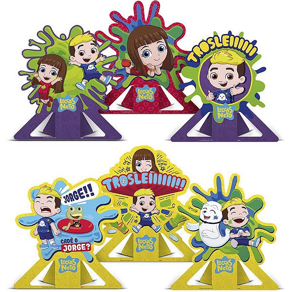 Decoração de Mesa - Festa Luccas Neto 2 - 6 unidades - Regina - Rizzo