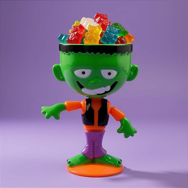 Copo Colorido Halloween - Frankenstein - 1 unidade - Rizzo