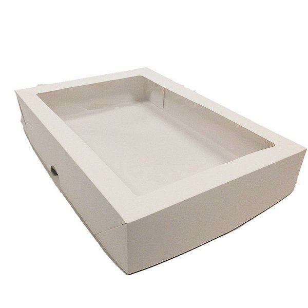 Caixa S26 - Visor - Branco - 37 x 25 x 6,5 - 10 unidades - Assk - Rizzo