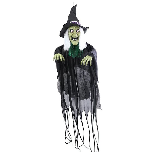 Bruxas Agnes - 95 x 195 x 28 cm  - Halloween  - 1 unidade - Cromus - Rizzo Confeitaria