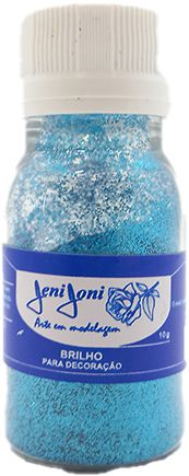 Glitter Azul Turquesa para Decoração - 1 unidade - 10 Gramas - Jeni Joni - Rizzo