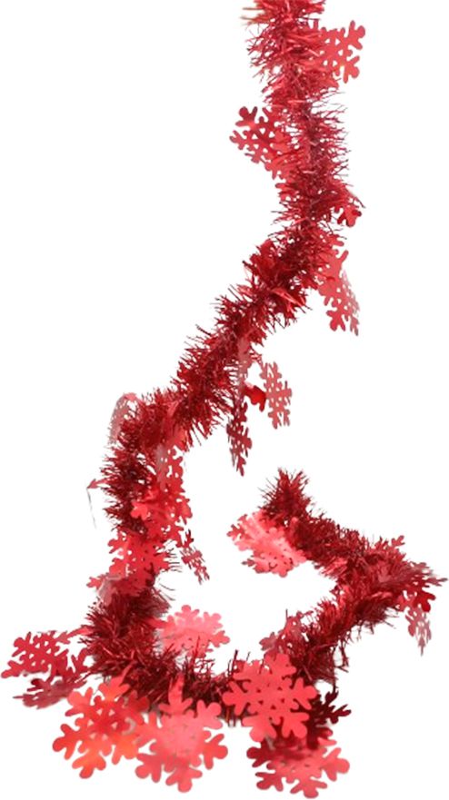 Festão de Neve Vermelho - 1 unidade - Rizzo