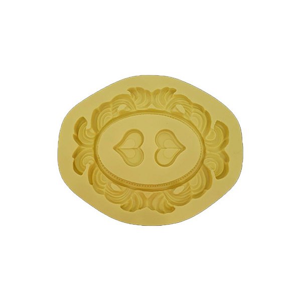 Molde de Silicone Cód. 1675 - Porta Retrato Oval  - 1 unidade - Mazulli - Rizzo