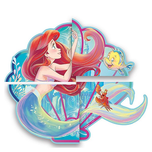 Painel Decorativo - Ariel Disney - 1 unidade - Regina - Rizzo
