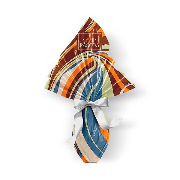 Saco Express 49x49cm para Ovos de 750g a 1kg Mescla Azul - 5 unidades - Cromus Páscoa - Rizzo