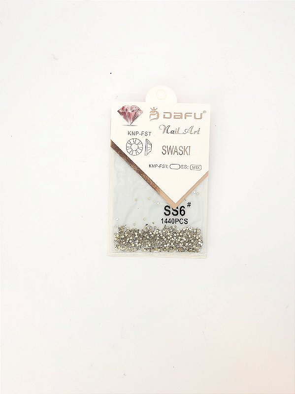 Strass Diamante Dourado/Nacarado - SS6 - 1 unidade - Rizzo