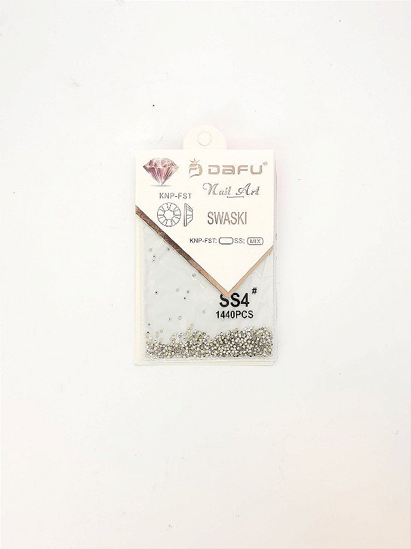 Strass Diamante Dourado/Nacarado - SS4 - 1 unidade - Rizzo