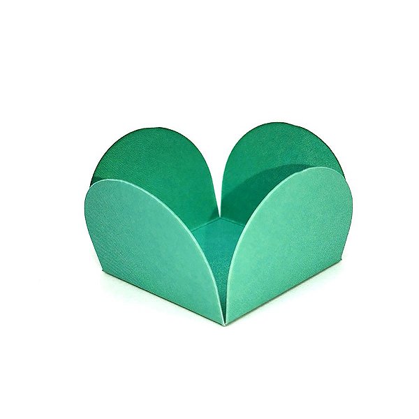 Forminhas para Doces 4 Pétalas Verde Bebê  - 50 unidades - Rizzo