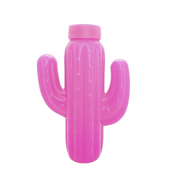 Copo com Tampa e Canudo - Cacto Pink 250ml  - 1 unidade - Rizzo