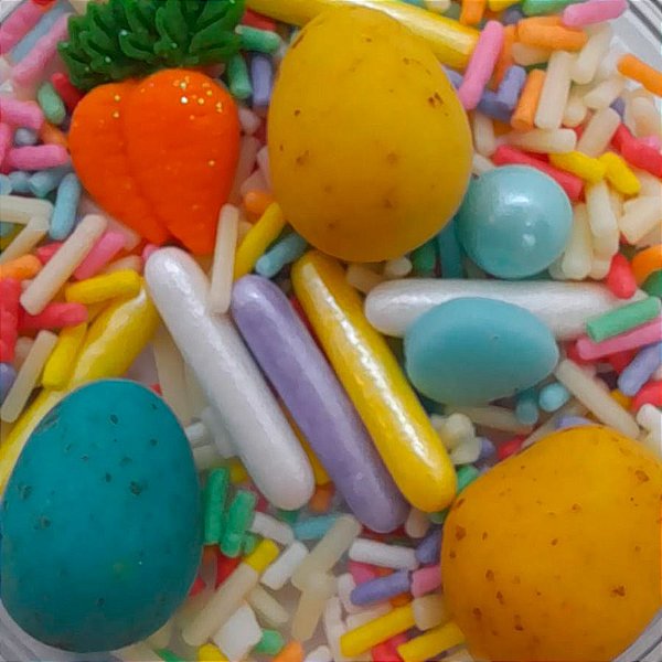 Confeito Decorativo - Fairy Sprinkles - Páscoa - Sortido - 150g - 1 unidade - Rizzo