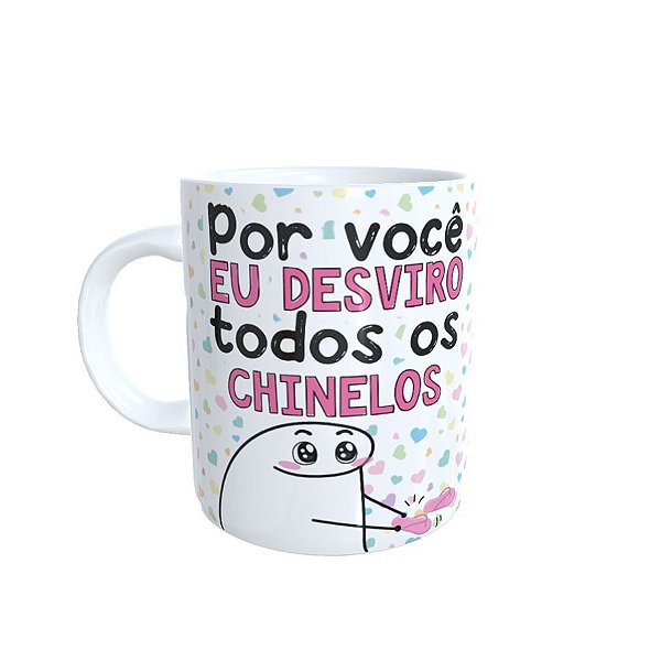Caneca Mãe, Por Você Desviro Todos os Chinelos - 1 unidade - Rizzo