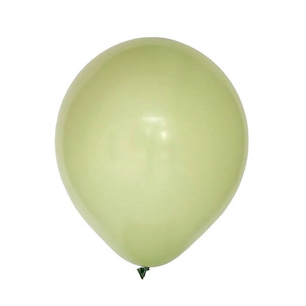 Balão de Festa Redondo Profissional Látex Liso - Salvia - Art-Látex - Rizzo