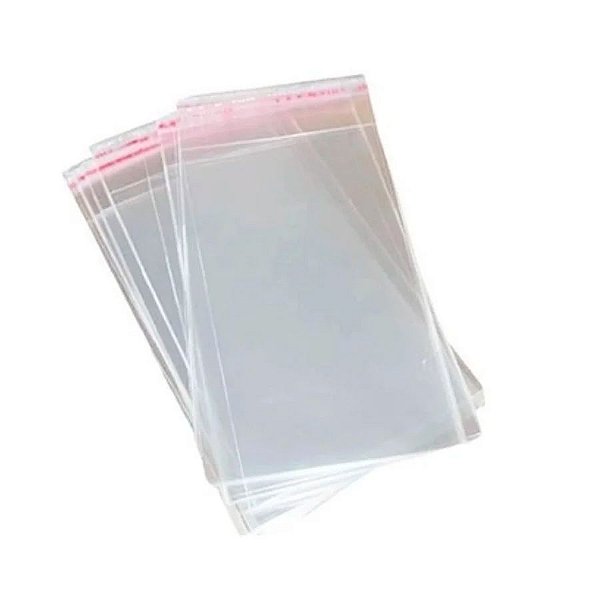 Saco Adesivado sem Furo 10x13cm - 100 unidades - Rizzo