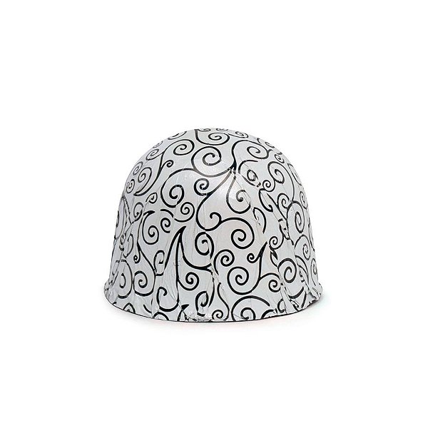 Papel Chumbo 10x9,7cm - Arabesco Branco/Preto - 300 unidades - Cromus - Rizzo