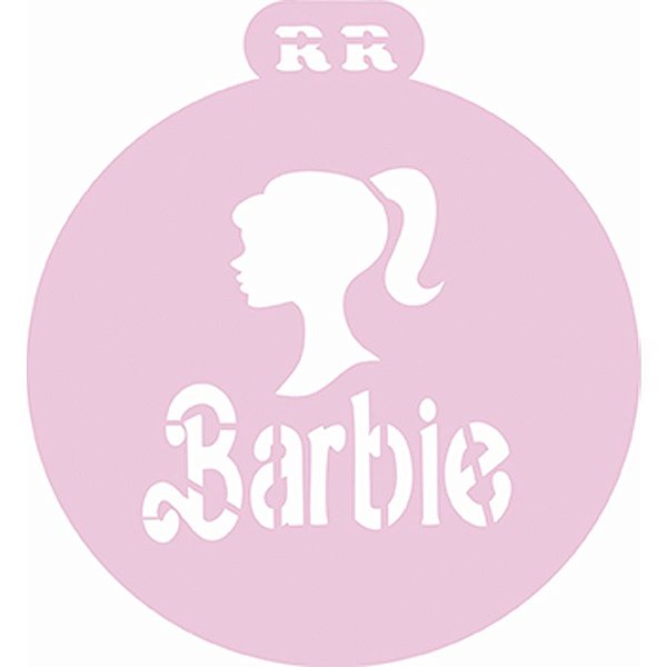 Stencil Boneca "Barbie" - Ref. 4077 - 1 unidade - RR Cortadores - Rizzo