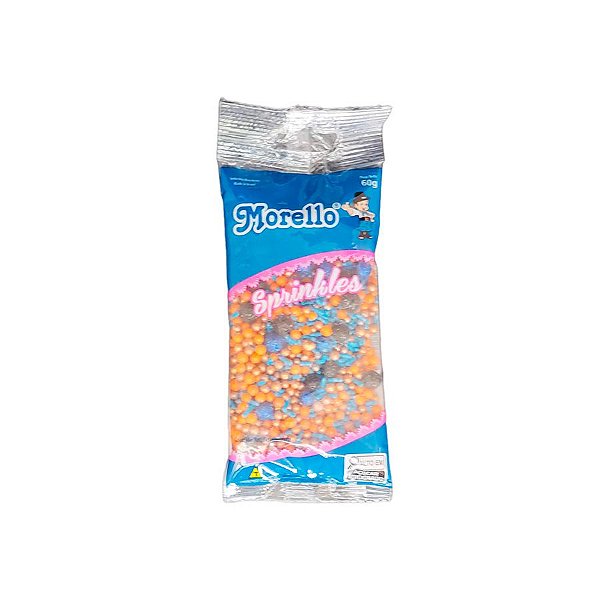 Confeito Sprinkles - Pumpkin (Abóbora) - 60g - 1 unidade - Morello - Rizzo