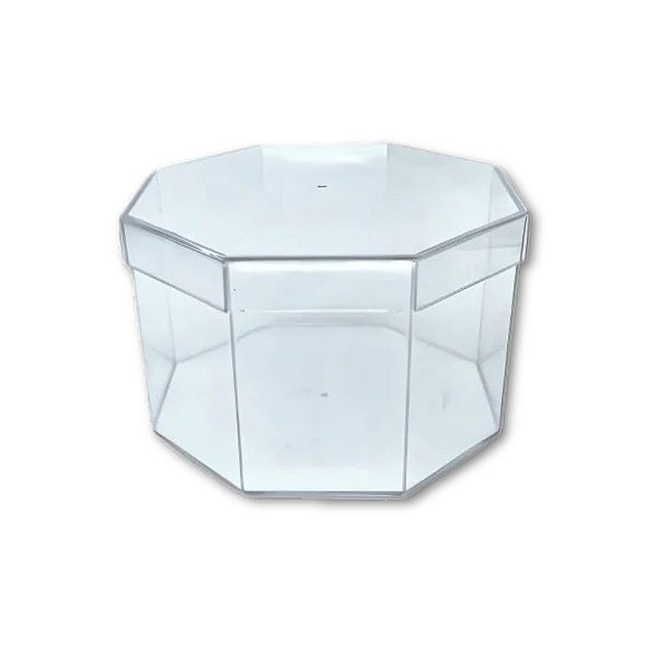 Caixinha Acrílica Octogonal - 11x7cm - 1 unidade - Rizzo