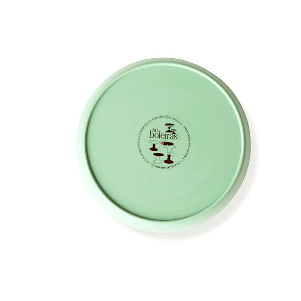 Tampo Cogumelo Fosco - 130mm - Verde Menta - 1 unidade - Só Boleiras - Rizzo