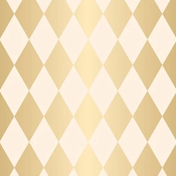 Folha para Ovos de Páscoa Pierrot Ouro Marfim 69x89cm - 25 unidades - Cromus - Rizzo