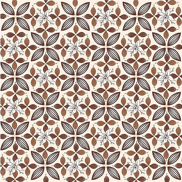 Folha para Ovos de Páscoa Flor de Cacau Marfim 69x89cm - 25 unidades - Cromus - Rizzo