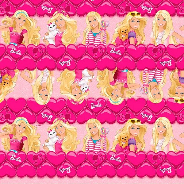Folha para Ovos de Páscoa Fashion Barbie 69x89cm - 25 unidades - Cromus - Rizzo