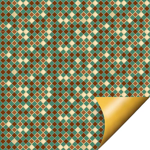 Folha para Ovos de Páscoa Double Face Crystal Verde 69x89cm - 25 unidades - Cromus - Rizzo