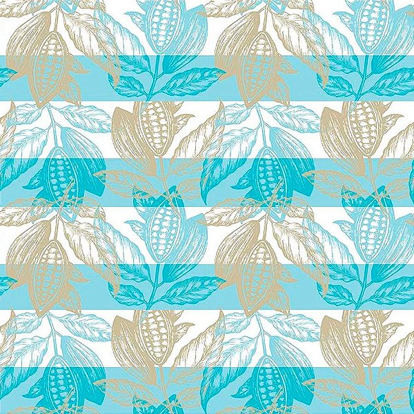 Folha para Ovos de Páscoa Ombre Turquesa 69x89cm - 25 unidades - Cromus - Rizzo