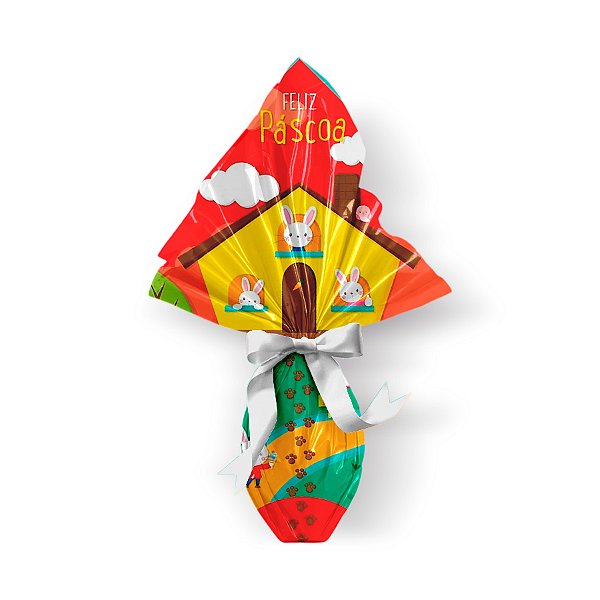 Saco Express 35x35cm para Ovos de 250g a 350g - Doce Lar - 25 unidades - Cromus - Rizzo