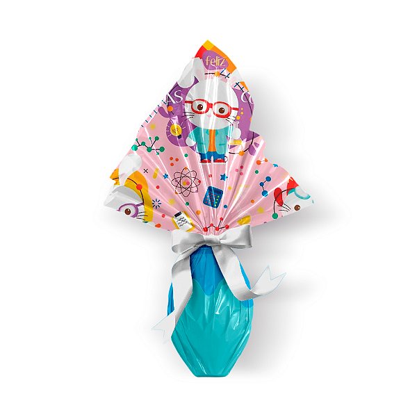 Saco Express 35x35cm para Ovos de 250g a 350g - Cientista Rosa - 25 unidades - Cromus - Rizzo