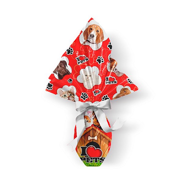 Saco Express 39x39cm para Ovos de 350g a 500g - I Love Pets - 25 unidades - Cromus - Rizzo